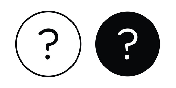 Help icon collection in black vectors. Eps10 icons