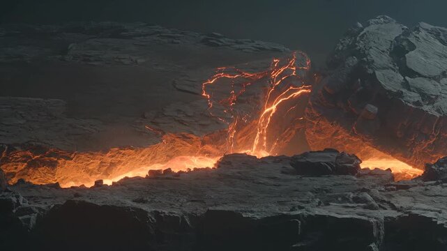 Ultra Realistic Tectonic Subduction Zone Showing Benioff Seismic Region Flux Melting and Deep Mantle Magma Formation