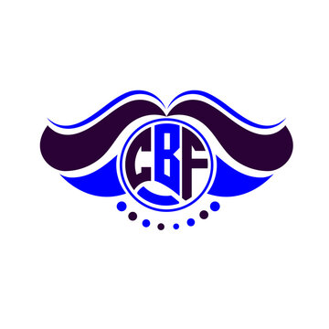 CBF letter logo creative design. CBF unique design