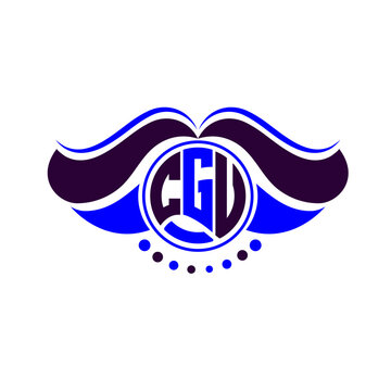 CGU letter logo creative design. CGU unique design