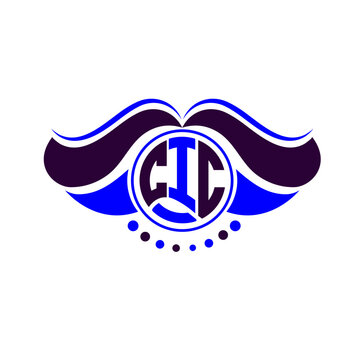 CIC letter logo creative design. CIC unique design