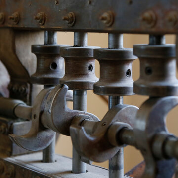 Old mining machinery detail