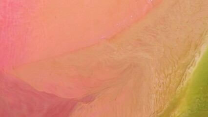 Fototapeta premium Exploring the forms and colors of alcohol ink in abstract video art