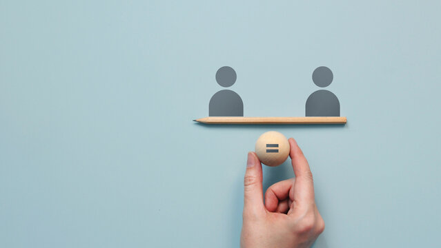 Equality and Fair Treatment Concept with Equal Balance