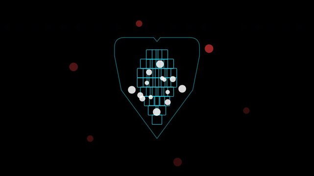 Destiny raid emblem showcasing spire of stars grid pattern, white dots. Ideal for gaming designs, scifi themes, futuristic concepts.