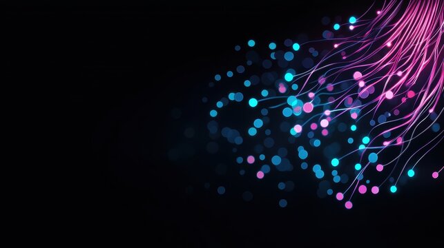 Program Abstract digital interface with futuristic programming code running in real time.