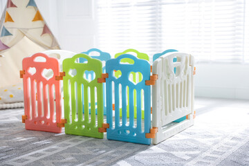 Beautiful playpen and wigwam in child's room © New Africa