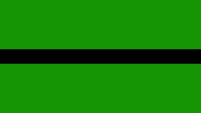 Minimalist Geometric Line Shape Reveal Element | Clean 2D Motion Graphics Animation on Green Screen