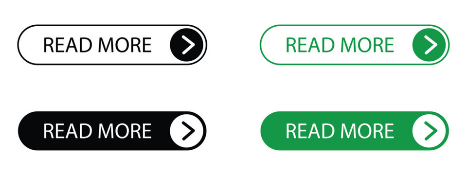 Read More CTA Button Icon Vector