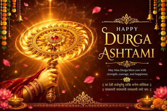 Godess Durga on Maha Navratri, Navadurga, Durga Puja, Sharad Navratri,  Jyeshtha Shukla Ashtami/Masik Durga Ashtami, Mahanavami, Vijayadashami,
Dussehra, Durga/Mahakali/Jagadamba,  Bhavani
