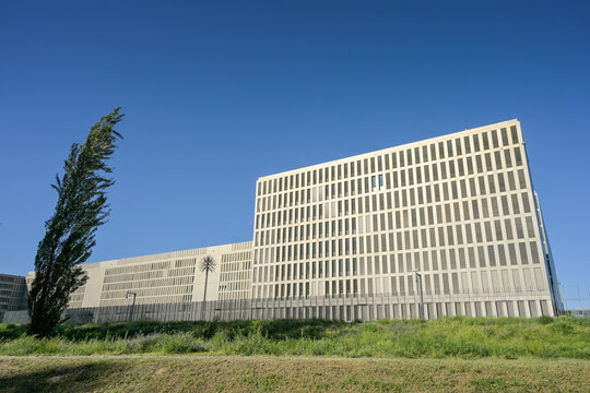Bundesnachrichtendienst, R&uuml;ckseite, S&uuml;dpankepark, Mitte, Berlin, Deutschland