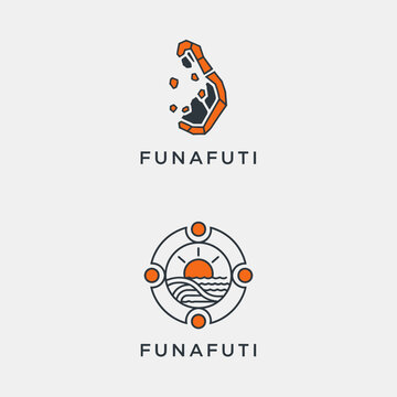 Creative Abstract Logo Designs with Funafuti Branding.