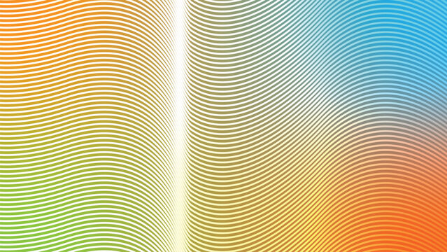 Abstract wavy parallel lines with vertical gradient abstract gradient