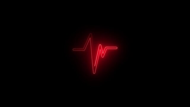High-Definition Pulse Rate and Heartbeat Icon Animation: Smooth Transitions for Health Apps, Medical Presentations, and Wellness Platforms