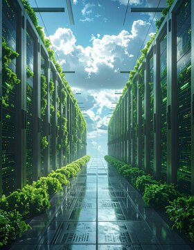 Green Data Center with Sustainable Digital Infrastructure