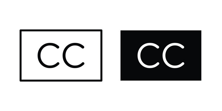 Closed caption icon