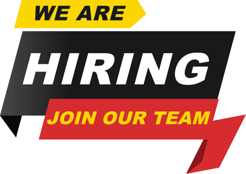 We are hiring join our team recruitment banner template