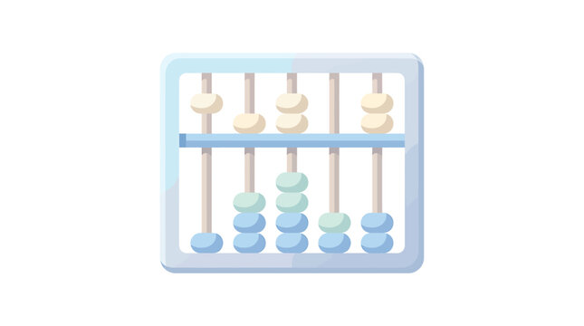 Colorful abacus for learning math.