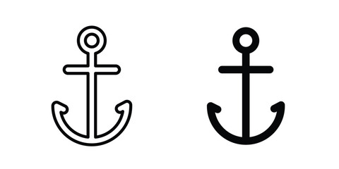 Anchor icon for web and app design, design element. © Warpiya