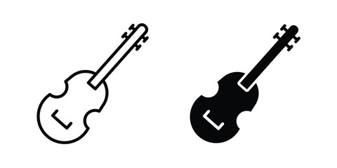 Fototapeta premium Cello icon for web and app design, design element.