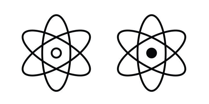 React icon for web and app design, design element.