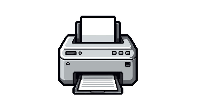 Modern Office Printer Device for Document Printing.