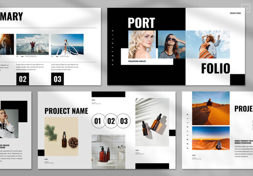Portfolio Presentation Layout