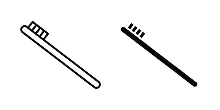 Toothbrush icon for web and app design, design element.
