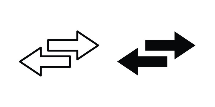 Transfer arrows icon