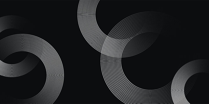 White striped background pattern. Abstract thin line vector background. Seamless pattern of curved waves.Vector design