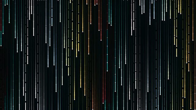 Abstract vertical lines pattern with dark futuristic theme