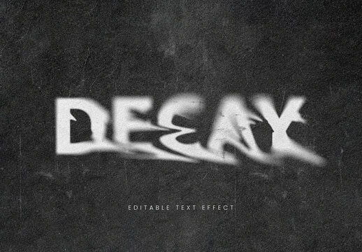 Disintegrating Grunge Text Effect