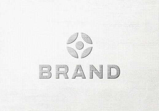 Fabric Logo Mockup Template