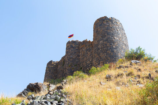 Amberd fortress  in autumn,  Armenia