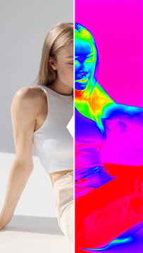 Premium Overlays Hyper Thermal 5 &ndash; Thermal Vision Effects, Heat Map Overlays and Futuristic Infrared Visual Styles for Cinematic Video Editing