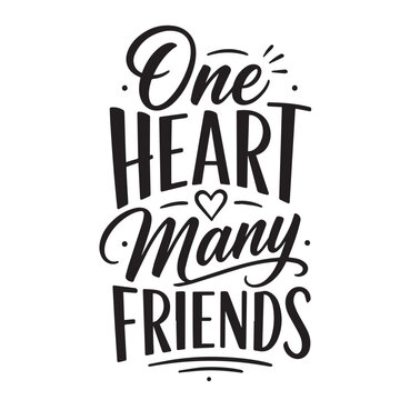 International Friendship Day Typography