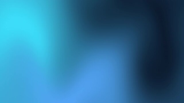 Light Version Elegant cyan and blue gradient animation with soft light transitions, designed for digital innovation, AI presentations, cloud services, and professional business media