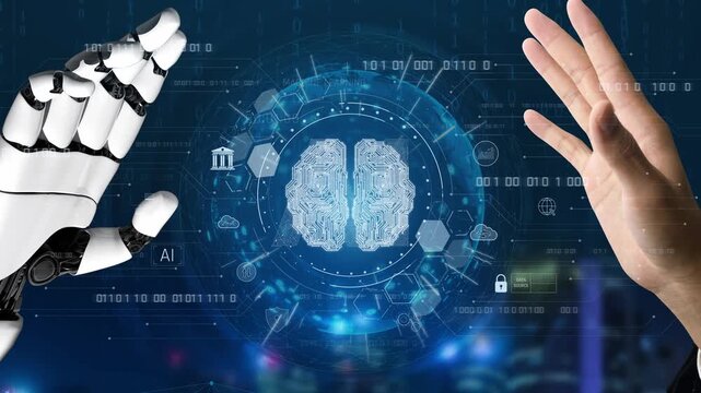 AI assistant utilizes machine learning to analyze data, process intelligent logic, and deliver autonomous system decisions in a neural-powered brain network. Marrow