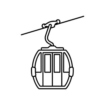Cable Car Transportation Vehicle.