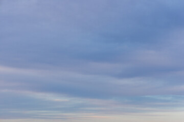 Fototapeta premium Thick layer of clouds in the sky.