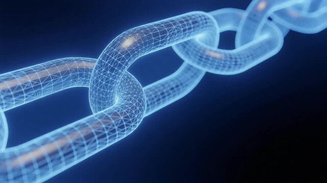 ブロックチェーンのブロックが連鎖するループ