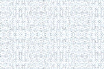 Fototapeta premium Close-up of light blue and white textured fabric pattern