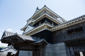 Obraz premium Matsuyama Castle, Ehime, a famous landmark