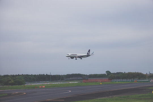 April 24 2026 Narita Airport Aircraft Landing Over Runway