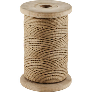 Brown jute twine spool for craft