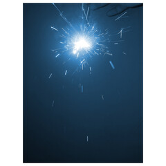 Blue Color abstract Festive Celebration Sparkler background stock image © Joya