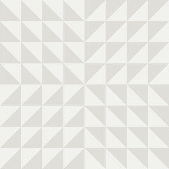 Fototapeta premium Geo half square triangle quilt pattern creamy white - wallpaper, fabric, home décor, pattern