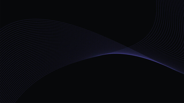 Deep Gradient Line Wave Background