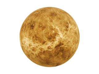 Fototapeta premium Digital Illustration of a Hot Cloud-Covered Planet