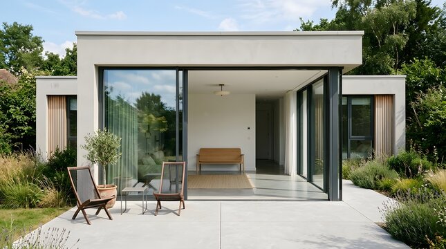 Modern House Extension Seamlessly Blends Indoor Outdoor Living